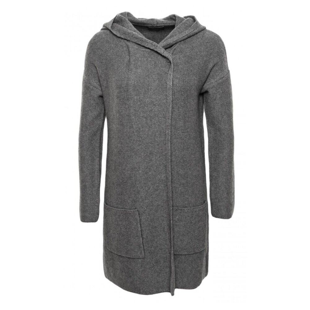 Princess Goes Hollywood Cashmere Wool Sweater•36/6•Gray Hooded Jacket Coat $448